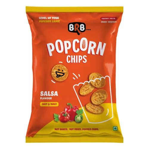 BRB Popcorn Chips - Salsa Flavour (48g) - Sale Item [BBD: 13 April 2026]