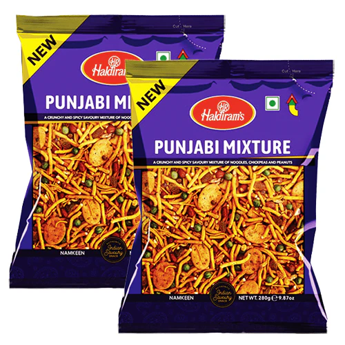 Haldiram's Punjabi Mixture (Bundle of 2 x 280g)