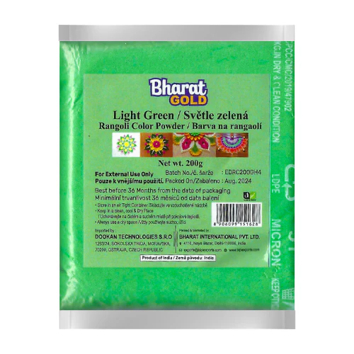 Light Green Rangoli Colour Powder (200g)