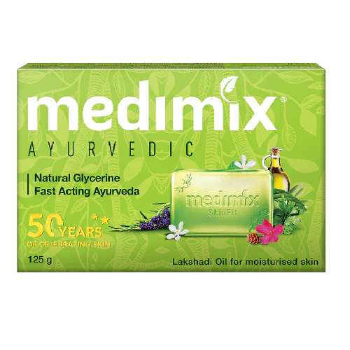 Medimix Ayurvedic Glycerin Soap (125g) - Sale Item [BBD: 26 June 2026]