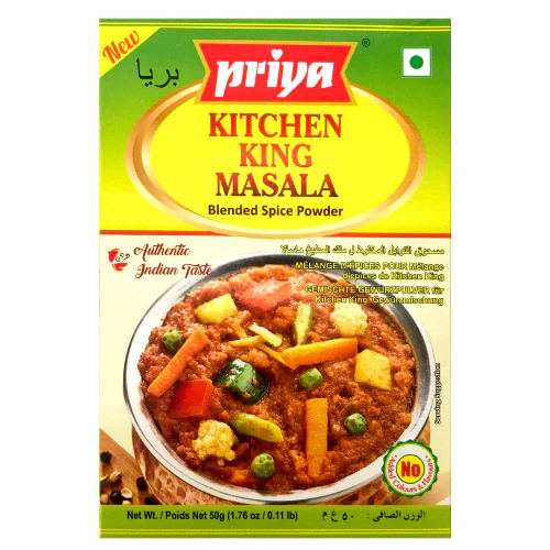 Priya Kitchen King Masala (50g) - Sale Item [BBD: 3 May 2026]