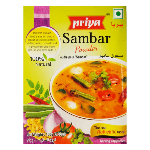 Priya Sambar Powder (100g) - Sale Item [BBD: 4 May 2026]