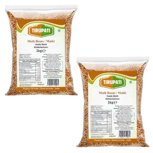 Tirupati Moth Beans (Bundle of 2 x 1kg)